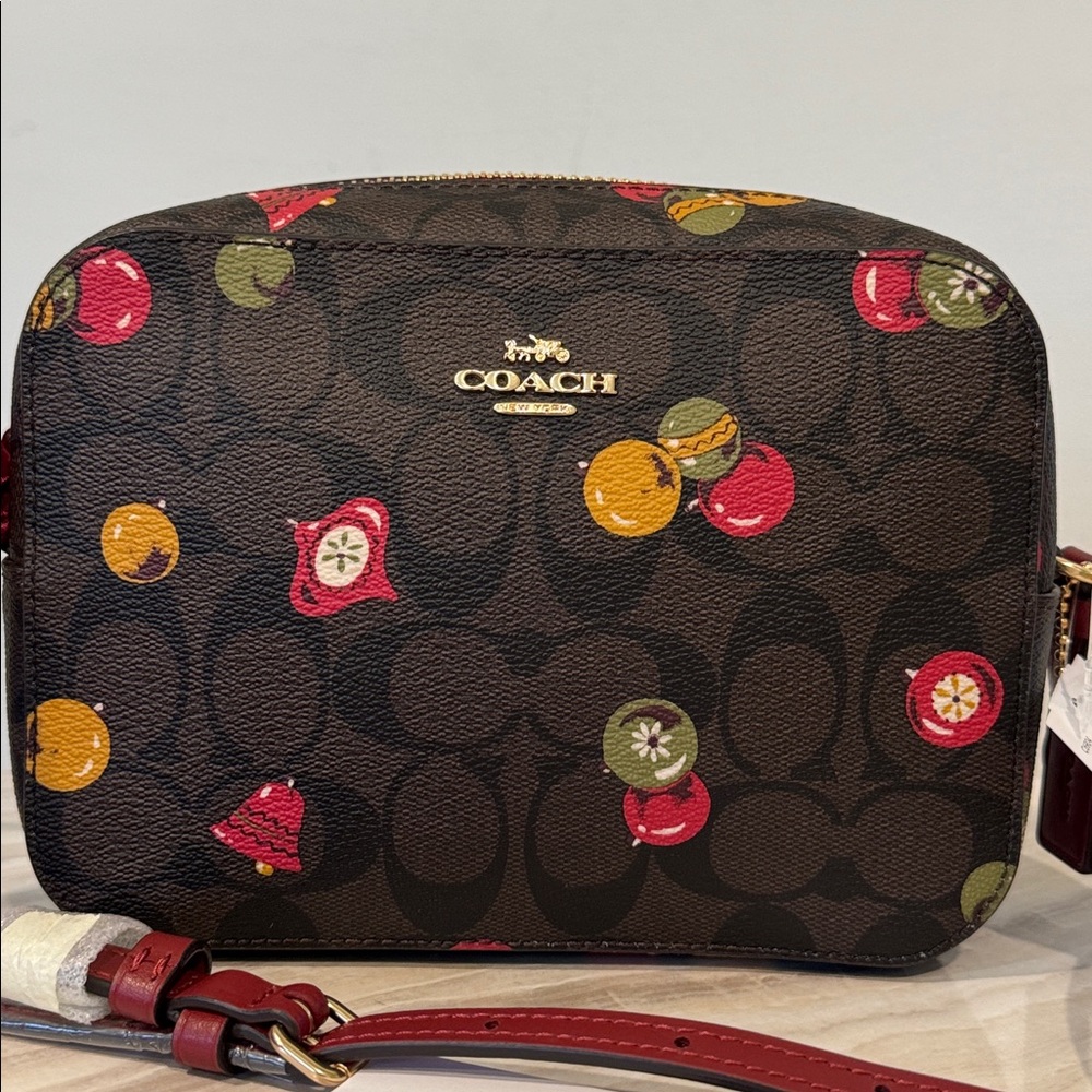 Coach Crossbody Christmas Holiday Limited Edition Signature Ornament Camera Bag - Picture 4 of 17